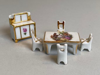 Vintage Limoges Dollhouse Furniture (6 Pieces)