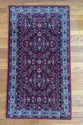 Persian Style Synthetic Throw Rug
