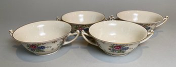 Royal Epiag Porcelain Soup Bowls, Czechoslovakia (4)