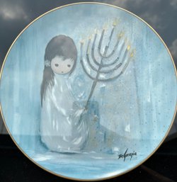 Festival Of Lights Framed Porcelain Plate By Fairmont Fine China, Limited Edition, Signed DeGrazia