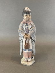 Lladro Figurine, Japanese Woman