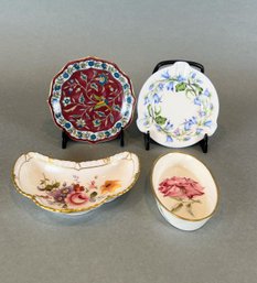 Collection Of Trinket Dishes And Ash Tray, Including Makers: Shelly, Derby, Hammersley And Silk Road  (4)