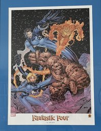 Fantastic Four By Jim Lee, Lithograph, 2003