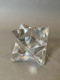 Baccarat 8 Pointed Paperweight