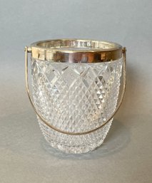 Vintage Cut Glass Ice Bucket