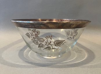 George Briard Mid Century Silver Rimmed Bowl