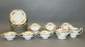 Vintage Noritake 'Grenolene' 22 Piece Partial Tea Service