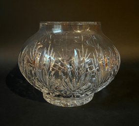 Molded Glass Flower Bowl, Unidentified Maker
