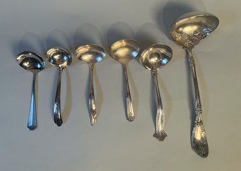 Collection Of Silverplate Ladles