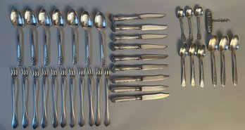 Large Collection Of Silverplated Flatware And Serving Pieces In Various Patterns