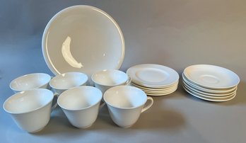 Collection Of White Fine China By Crown Staffordshire