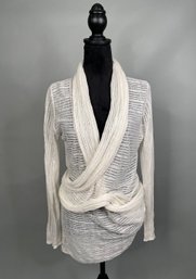 Alice & Olivia Size Extra Small Linen Wrap Top
