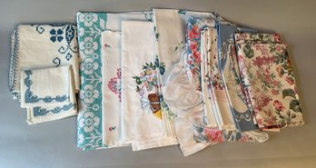 Collection Of Printed And Embroidered Tablecloths