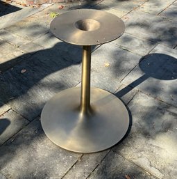 Saarinen Style Crate And Barrel Brass Table Base For Nero Dining Table (BASE ONLY, Top Not Included)