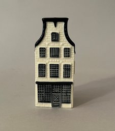 KLM Airlines Appreciation Gift Blue Delft Amsterdam House 1575 By BOLS For KLM