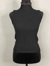 Katie Sue Size Extra Small Knit Vest With Turtle Neck