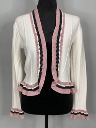 Shin Choi Size Small Cardigan With Crochet Details