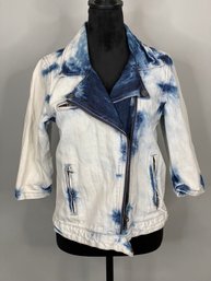 Canyon River Blues Size Medium Jean Jacket With Cropped Sleeves