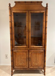 Midcentury Chinese Chippendale Style Cabinet With Chinoiserie Details From Dixie Furniture Aloha Collection