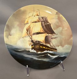 Arthur Hastings Sloggett Collector Plate 'USS Constitution', American Historical Plates, Ltd.