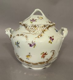 Saxon Porcelain Covered Jar