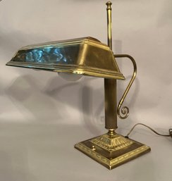 Library Style Brass Lamp