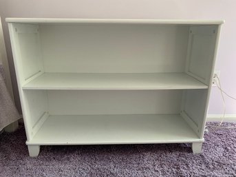 White Painted Low Bookshelf