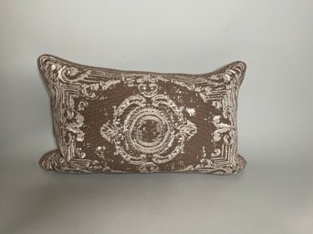 Restoration Hardware Embroidered Rectangular Pillow