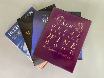 Collection Of Books About Wine