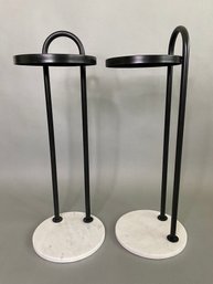 Pair Of Deco Style Zuo Modern Christian Side Tables
