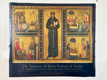 Vintage Art Poster The Treasury Of Saint Francis Of Assisi, Metropolitan Museum Of Art, 1999