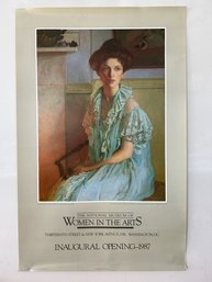 Vintage Art Poster, The National Museum Of Women In The Arts, 1987