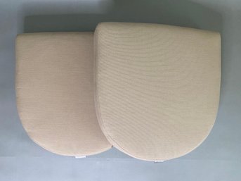 Two Broyhill Sunbrella Outdoor Seat Cushion In Khaki