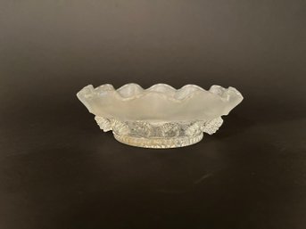 Pressed Pattern Glass Bowl, Circa 1850 - 1914.