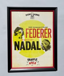 2008 Federer Vs Nadal Grapple In The Apple Presented By Don King Poster