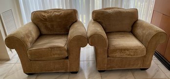 Donghia For John Hutton Design Upholstered Arm Chairs  (2)
