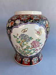 Chinese Famille Noir Large Jar
