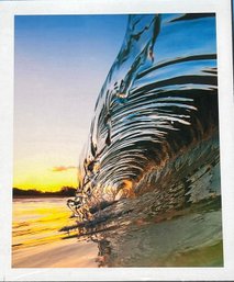 Framed Canvas Print Of A Wave