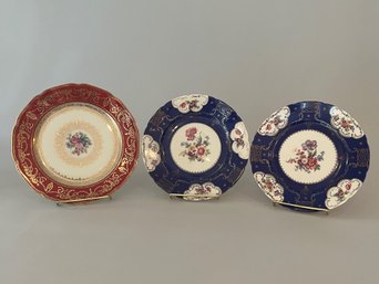 Decorative Porcelain Plates, Chzechoslovakia