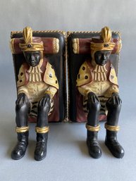 Vintage Moorish Royal Style Figural Bookends