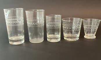 Set Of Everyday Glasses Circa 1940 (35)