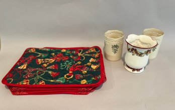 Collection Of Christmas Table Wares