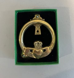 Solid Brass Claddagh Door Knocker By Robert Emmet