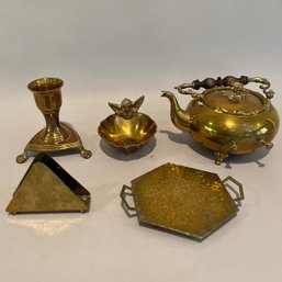 Collection Of Brass Items