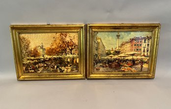 Two Scenes Of Italy By Florentia, Made In Italy, 1924