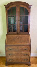 George II Style Fall Front Desk And Bookcase