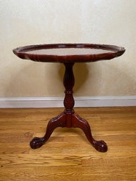 George II Style Carved Tilt Top Table With Ball And Claw Feet