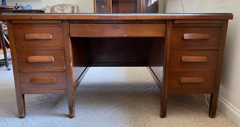 Trinity Office Furniture Company, Library / School House Style Oak Desk