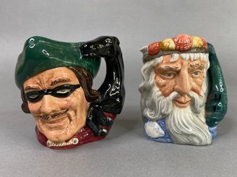 Two Royal Doulton Toby Mugs