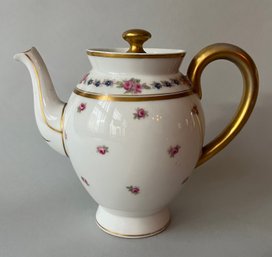 D & C France Limoges Floral Tea Pot